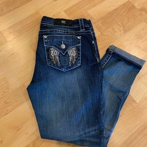Miss Me mid rise easy skinny size 32 worn twice